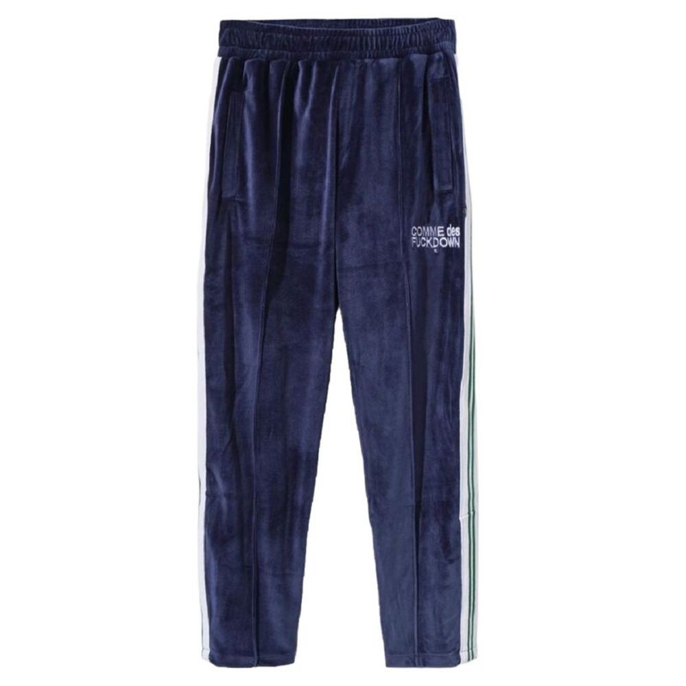 Comme Des Fuckdown Blue Polyester Men's Track Pant
